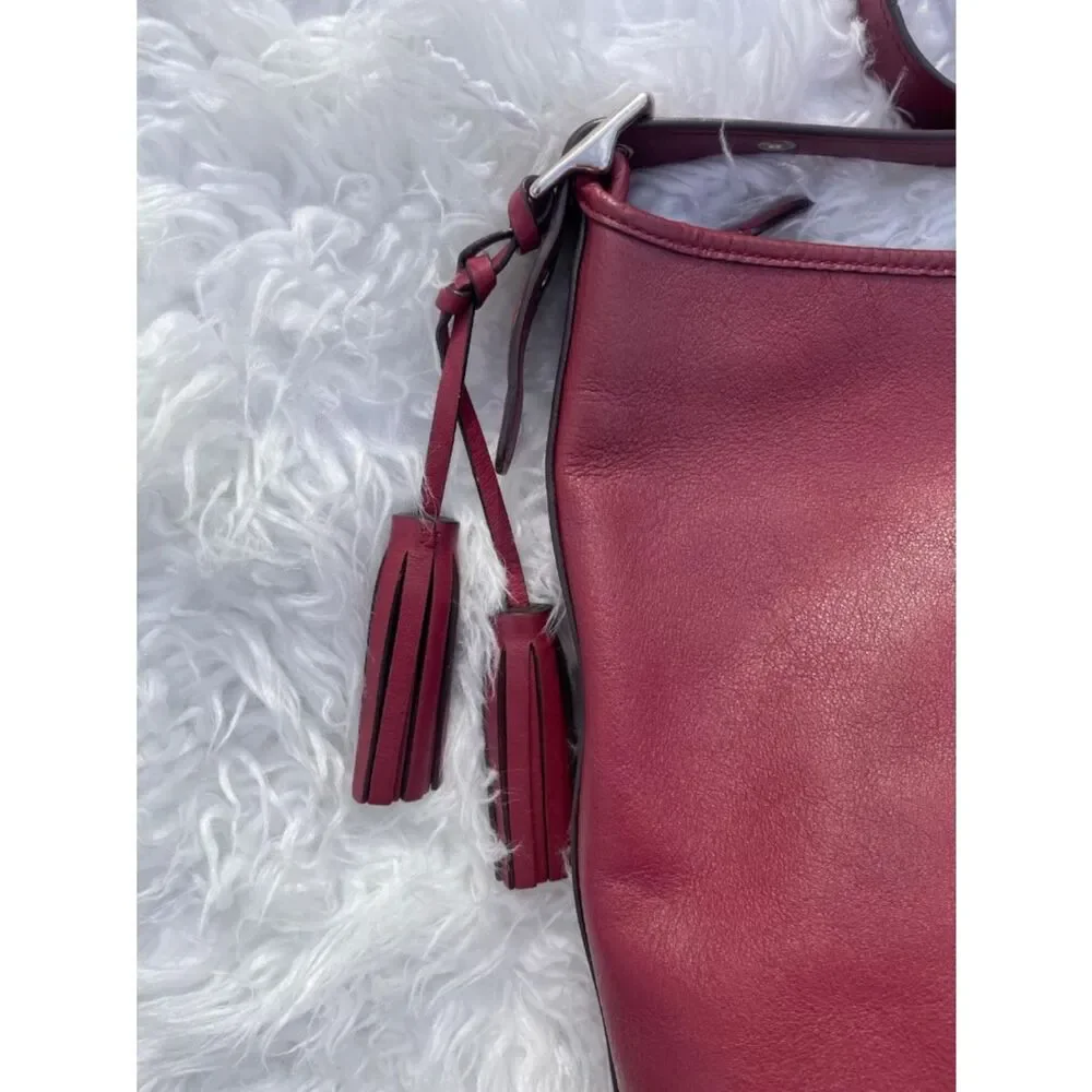 Coach Red Legacy Duffle Hobo #19889 Handbag